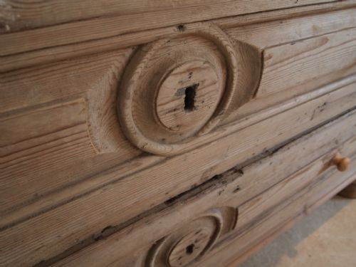 fig 2. Chest of drawers decorative French Pine c1800