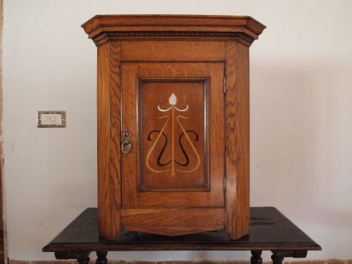 Cupboard Corner Arts and Crafts Oak C1900