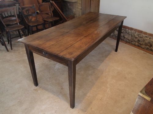 Table Refectory Dining Farmhouse French Ash C1850