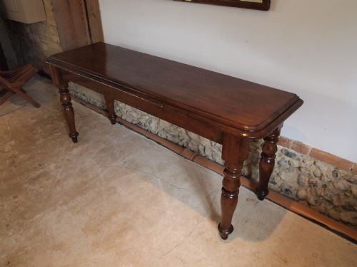 Table Hall Lamp Console Side Victorian Mahogany C1860