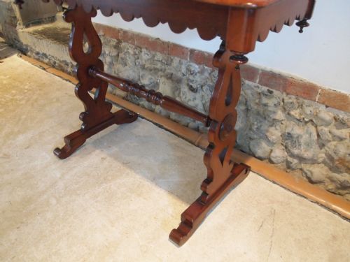 fig 2. Table side hall lamp console Victorian Mahogany c1880