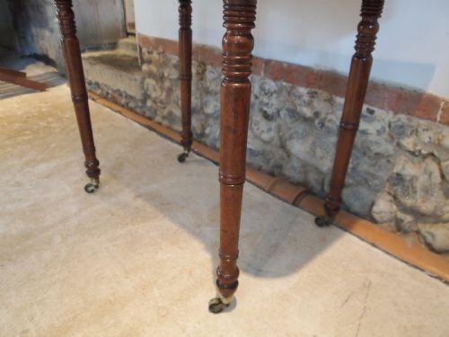 fig 1. Table hall side lamp console George IV Mahogany c1830