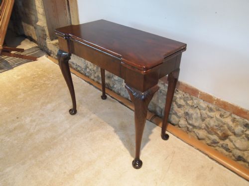 Table Card Hall Cuban Mahogany Console Lamp Side George II C1750