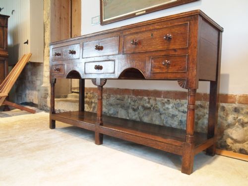 Dresser Welsh Oak Pot Board South Wales George III C1800