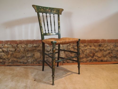 Chair Stunning Regency Painted Chair C1820