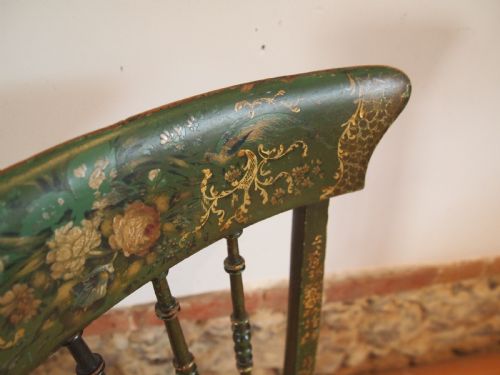 fig 1. Chair stunning Regency painted chair c1820