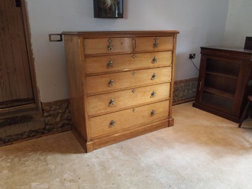 Chest of Drawers Arts and Crafts Victorian Ash Pugin Influenced C1880