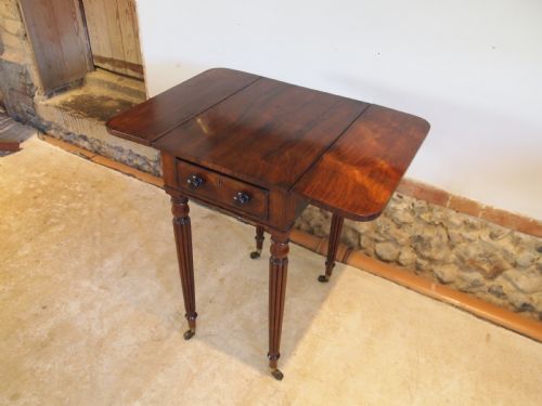 fig 1. Table hall lamp side console fine Regency Rosewood c1830