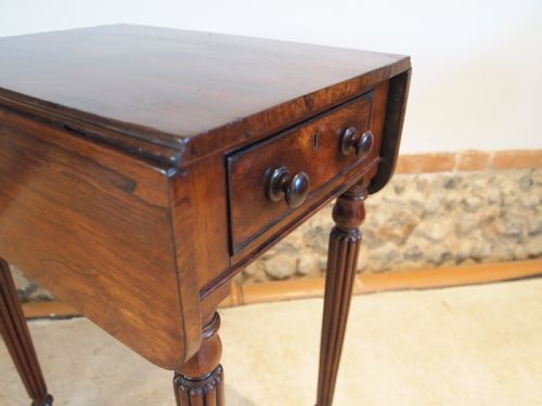 fig 2. Table hall lamp side console fine Regency Rosewood c1830