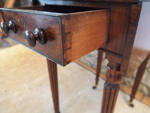 fig 3. Table hall lamp side console fine Regency Rosewood c1830