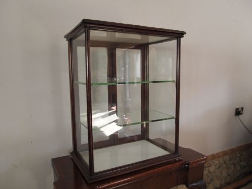 Cabinet Display Haberdashery Shop Counter Victorian Mahogany C1890