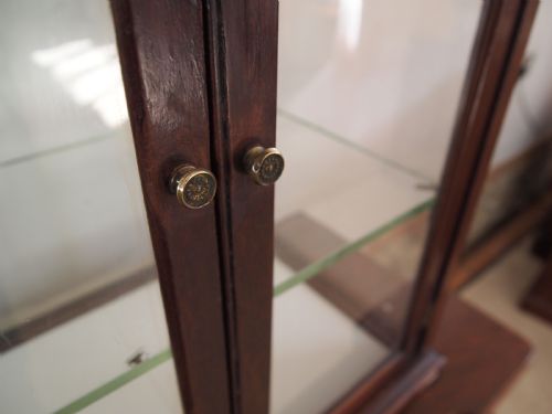 fig 1. Cabinet display haberdashery shop counter Victorian Mahogany c1890