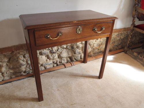 Table Hall Lamp Side Console George III Mahogany C1800