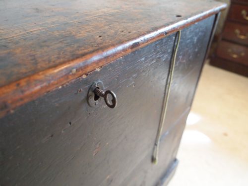 fig 3. Chest of drawers rare George III engineers or cabinet makers chest c1800