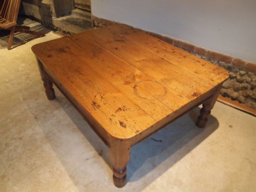 Table Coffee Table Victorian Pine C1880