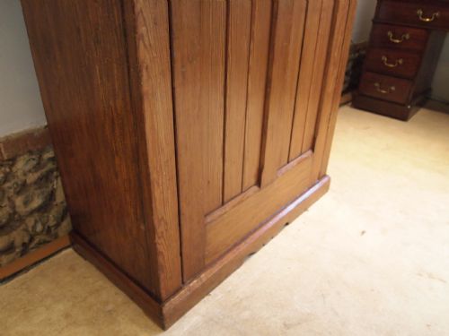 fig 3. Cupboard pantry dresser shoes Victorian Pitch Pine c1890