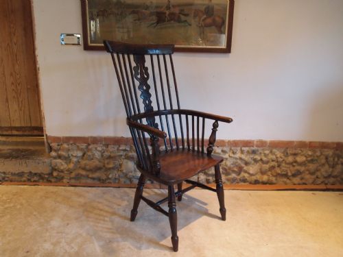 Chair Rare Windsor Armchair Ash and Elm C1840
