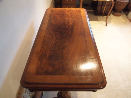 fig 2. Table hall side lamp console William IV Mahogany c1830