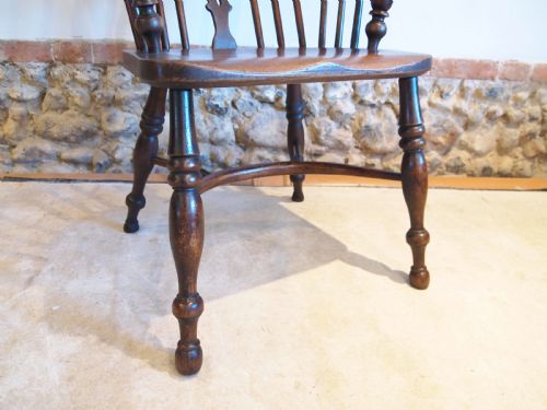 fig 1. Chair Victorian Windsor Ash and Elm c1840
