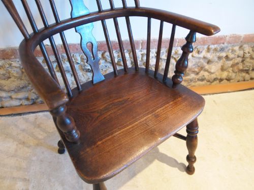 fig 2. Chair Victorian Windsor Ash and Elm c1840