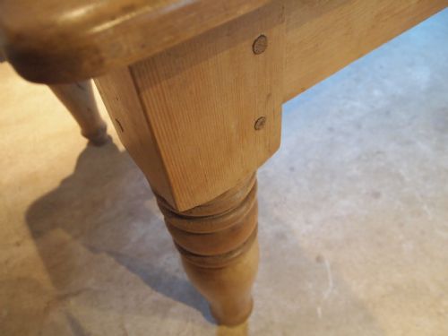 fig 2. Table refectory dining farmhouse Pine large c1930