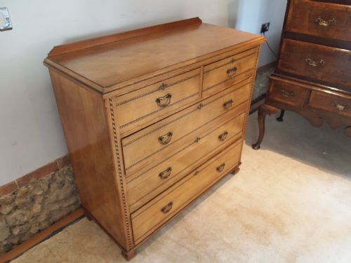 fig 3. Chest of drawers Arts and Crafts Victorian Ash c1890