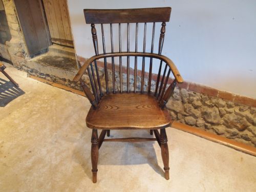 fig 2. Chair Windsor Ash and Elm Victorian c1840