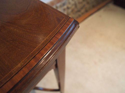fig 2. Table stunning Edwardian Side lamp hall Pembroke c1900