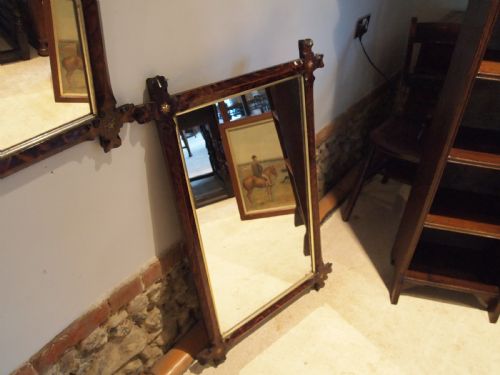 fig 1. Mirrors a trio of Victorian Arts and Crafts Gothic mirrors c1890
