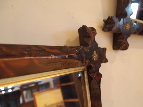 fig 3. Mirrors a trio of Victorian Arts and Crafts Gothic mirrors c1890