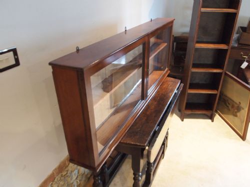fig 2. Cabinet display shop apothecary Victorian Mahogany c1880