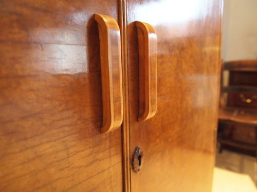 fig 3. Art Deco cupboard Tall boy Burr Walnut c1920