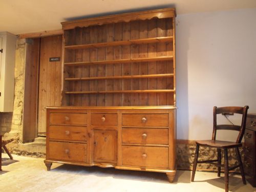 Dresser Superb Large Victorian Pine C1860