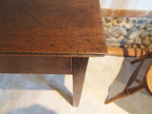 fig 1. Table lamp hall console George II Oak c1750