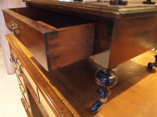 fig 1. Canterbury magazine rack Victorian Mahogany c1880