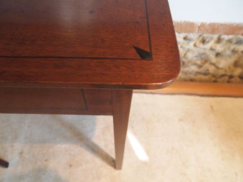 fig 3. Table work sewing rare George III Mahogany fitted c1790
