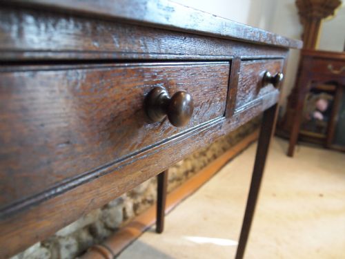 fig 1. Table Arts and Crafts Cotswold style Oak c1900