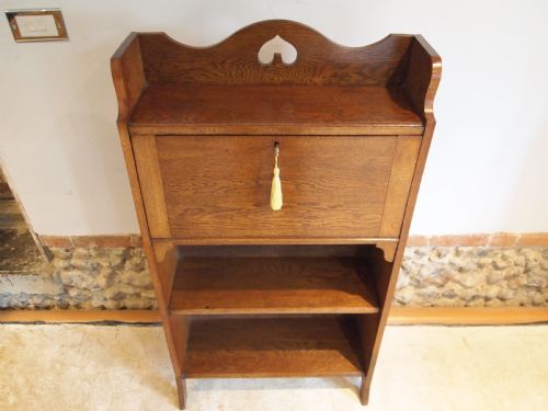 Bookcase Bureau Desk Arts and Crafts Oak C1900