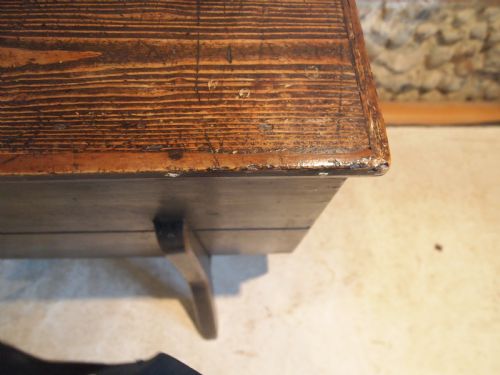 fig 2. Chest trunk coffer Dough bin Victorian Pine c1840