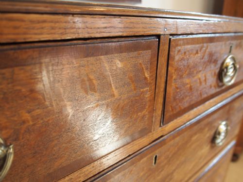 fig 3. Chest of Drawers stunning George III Oak c1800