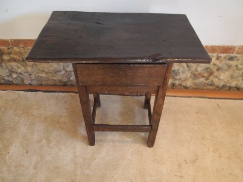 Table Rare Spanish/portuguese Chestnut Table C1700