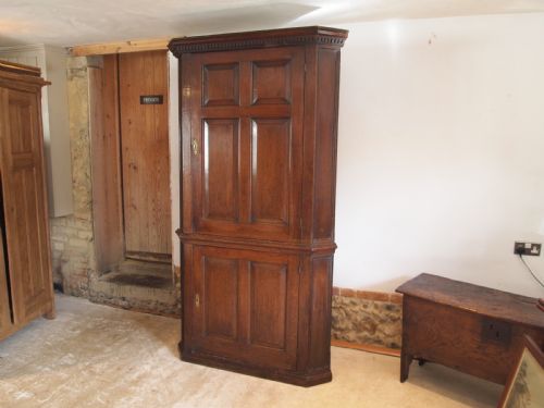 Cupboard Corner George III Oak C1770