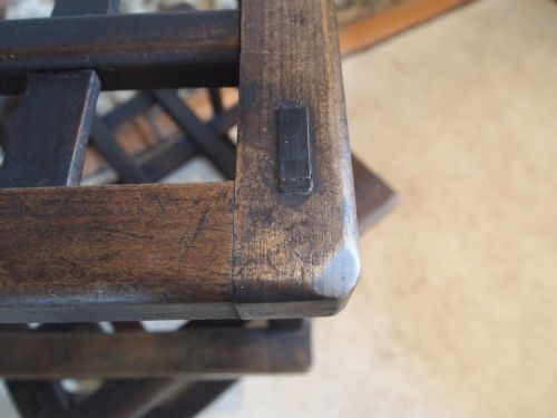 fig 1. Pair of Edwardian Luggage stands or racks c1910