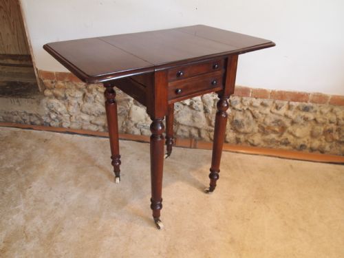 fig 1. Table hall lamp console work Victorian Mahogany c1840