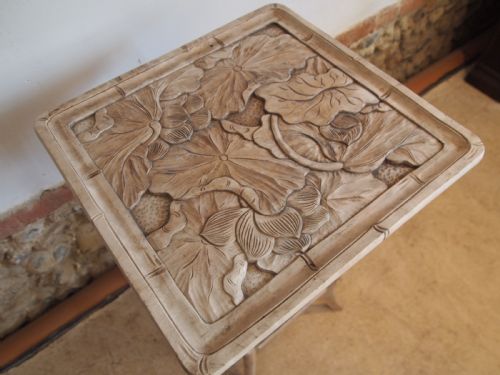 fig 1. Table Liberty & Co Japanese aesthetic Beech c1913