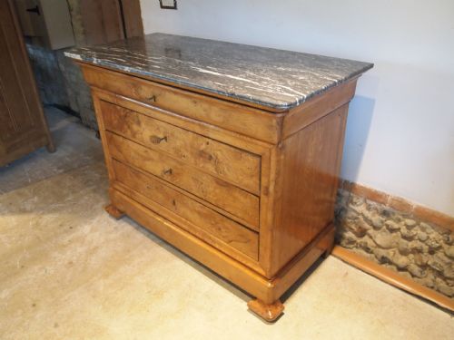 Chest of Drawers French Burr Elm C1830