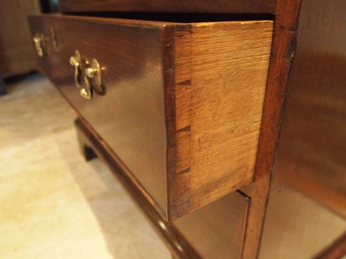 fig 1. Chest of drawers small George III Mahogany 33