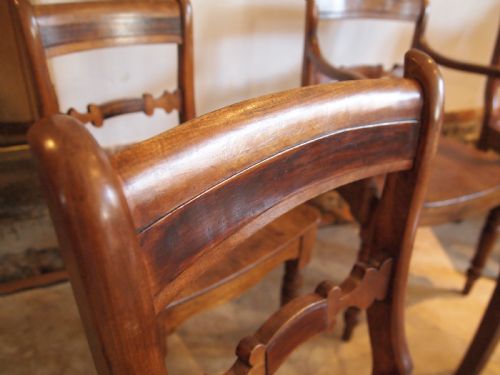 fig 2. Chairs rare set of 8 Essex bar back kitchen chairs J R Bedwell Colchester c1830