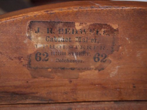 fig 3. Chairs rare set of 8 Essex bar back kitchen chairs J R Bedwell Colchester c1830