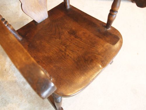 fig 2. Chair Rocking chair child's Victorian Windsor c1880